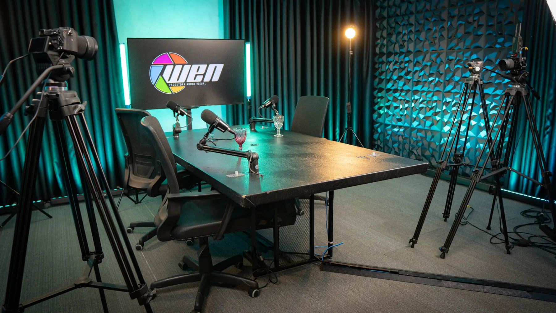 Studio A — estúdio premium da WEN Produtora